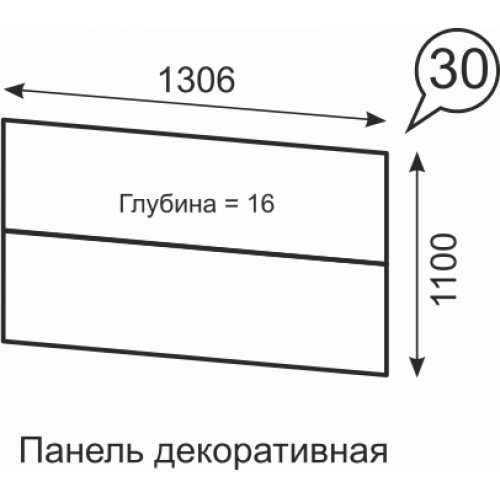 Панель декоративная Твист №30